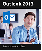 E-formación Outlook 2013 - Todas las funcionalidades de Outlook a su alcance + el libro digital online Outlook 2013 GRATIS - Acceso ilimitado durante 1 año