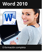 E-formación Word 2010 - Todas las funcionalidades de Word a su alcance - + el libro digital online Word 2010 GRATIS - Acceso ilimitado durante 1 año