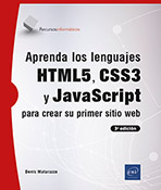 Aprenda los lenguajes HTML5, CSS3 y JavaScript para crear su primer sitio web (3ª edición)  