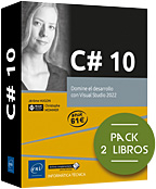 C# 10 Pack de 2 libros : Domine el desarrollo con Visual Studio 2022