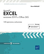 Excel 2019 versiones 2019 u Office 365