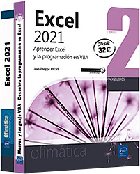 Excel 2021 - Pack de 2 libros: Aprender Excel y la programación en VBA