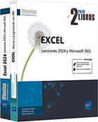 Excel (versiones 2024 y Microsoft 365) Pack de 2 libros: Manual de referencia + cuaderno de ejercicios Macros y programación en VBA