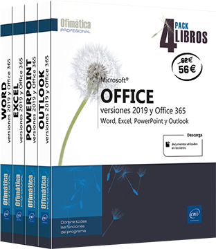 Microsoft Office versiones 2019 y Office 365 - Word, Excel, PowerPoint y Outlook