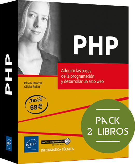 PHP - Pack de 2 libros: Adquirir las bases de la programación y desarrollar un sitio web
